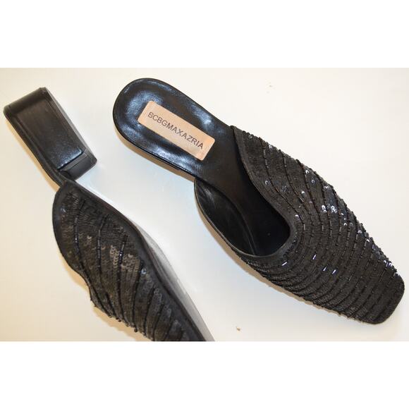 Vintage Beaded Low Heel Mule Size 9 - Picture 1 of 5
